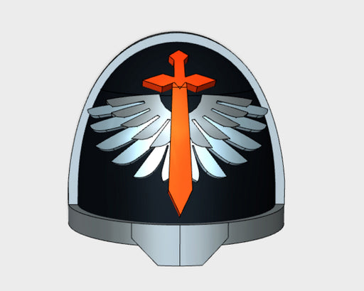 10x Winged Sword - G:11a Shoulders pads 3d printed