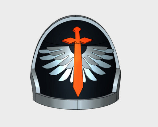 10x Winged Sword - G:10p Left Shoulders 3d printed