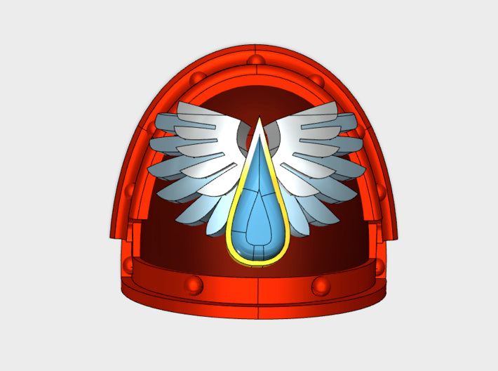 10x Angel Tears - G:3a Shoulder Pads 3d printed