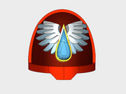 10x Angel Tears - G:11a Shoulders pads 3d printed