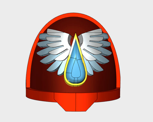 10x Angel Tears - G:11a Shoulders pads 3d printed