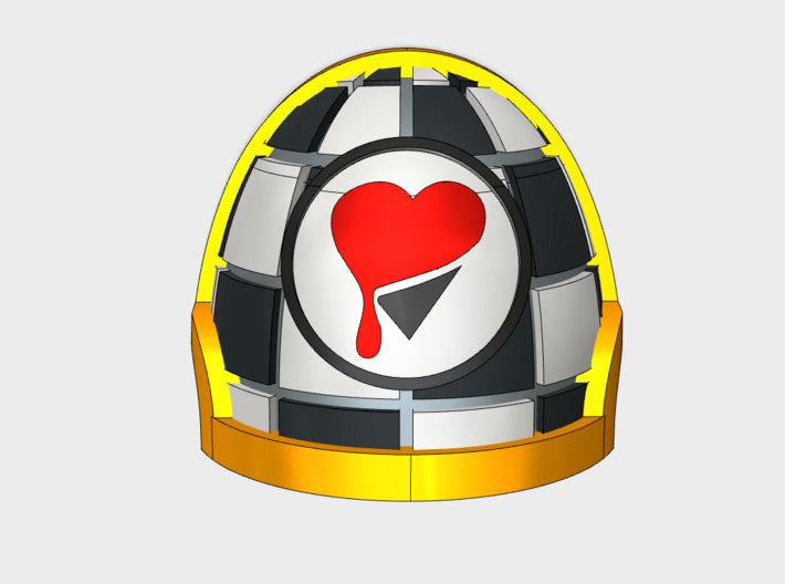 10x Lamented Heart 2 - G:10p Left Shoulders 3d printed