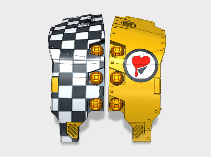 Lamented Heart: Full Atlas Pattern Kit 2 3d printed