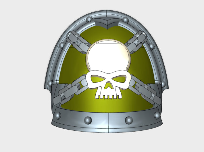 10x Rift Castellans - Abhorrent Shoulder Pads 3d printed