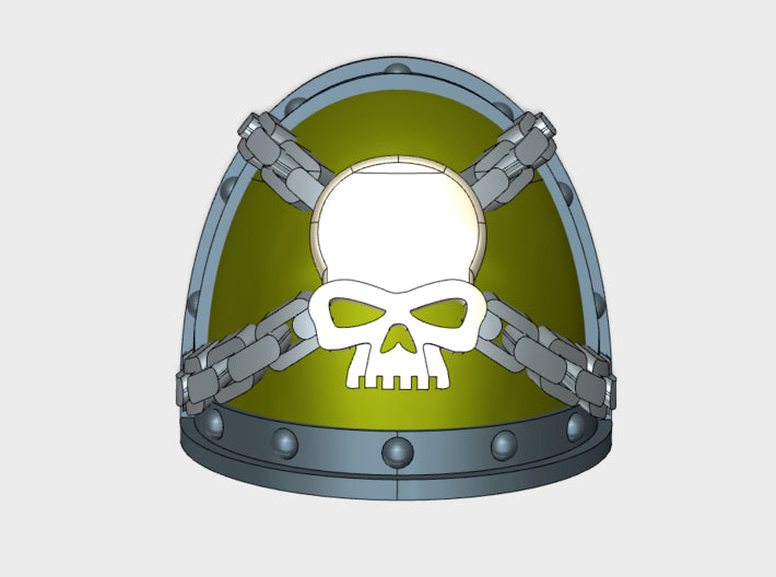 10x Rift Castellans - G:2a Shoulder Pads 3d printed