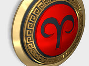 Sons of Aries - Round Power Shields (L&amp;R) 3d printed