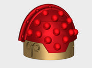 10x Aries - Studded Stormguard Left Pauldrons 3d printed