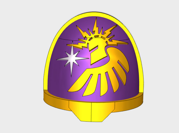 10x Phoenix Sons - G:11a Shoulders pads 3d printed