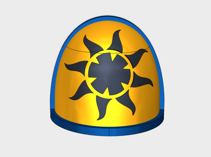 10x Solar Paladins - G:4a Shoulder Pads 3d printed