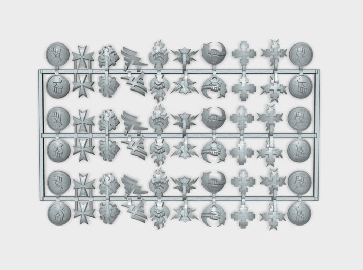 Last Wall Protocol - Shoulder Insignia Set:1 3d printed