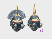 10x Base - Donnero Helms Squad:1 3d printed