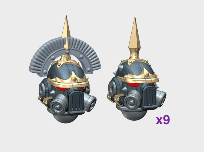 10x Base - Donnero Helms Squad:1 3d printed