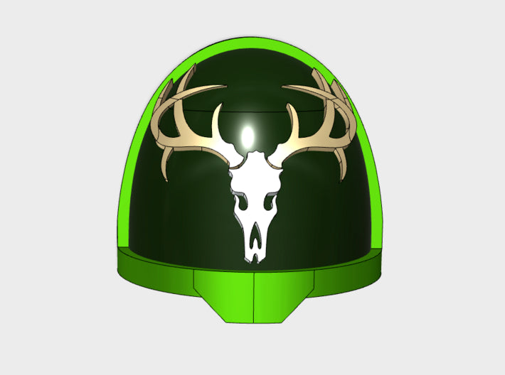 10x Wild Hunt - G:11a Shoulders pads 3d printed