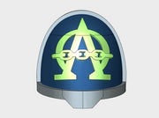 10x Alpha Omega - G:11a Shoulders pads 3d printed