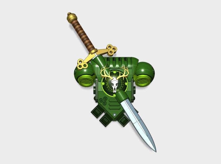 Wild Hunt - Prime:1 Claymore PACs 3d printed