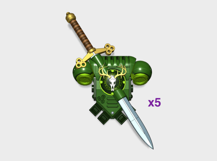 Wild Hunt - Prime:1 Claymore PACs 3d printed