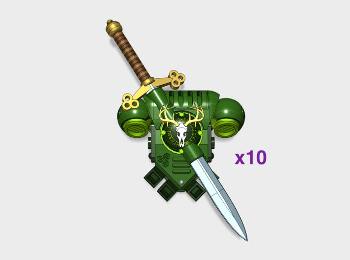 Wild Hunt - Prime:1 Claymore PACs 3d printed