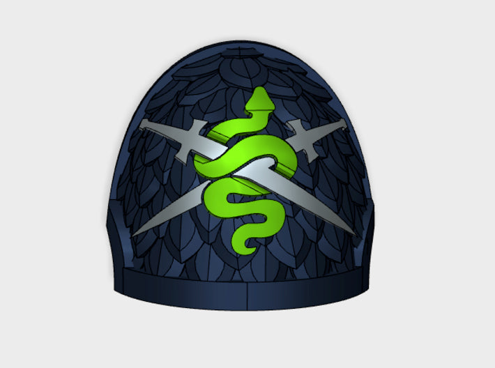 10x Shadow Vipers - G:10V Left Shoulders 3d printed