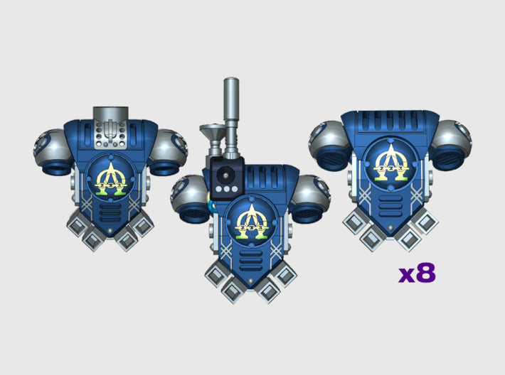 Alpha Omega - Prime:1 PACs Squad Set 3d printed