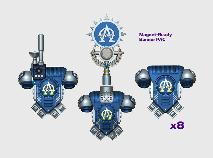 Alpha Omega - Prime:1 PACs [Squad 1] 3d printed