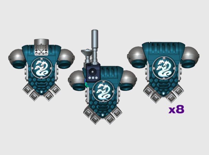 Hydra Legion - Prime:1 PACs Squad Set 3d printed