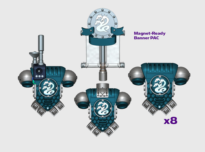 Hydra Legion - Prime:1 PACs [Squad 1] 3d printed