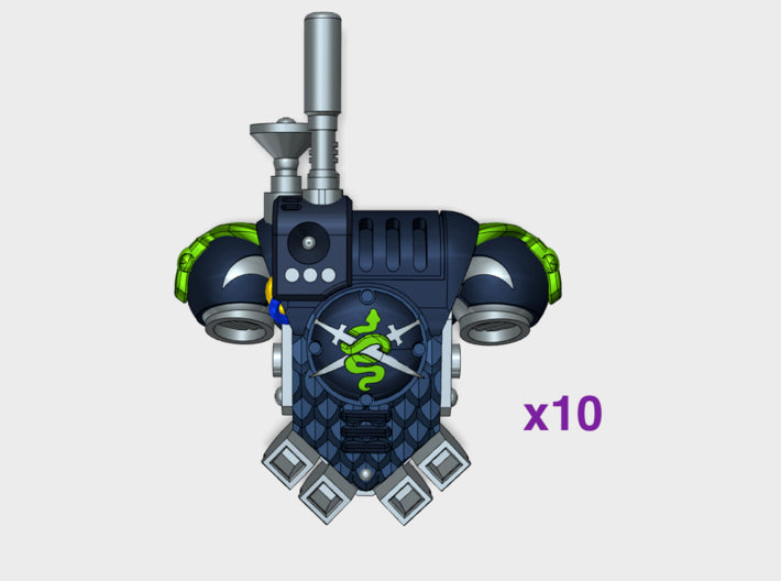 10x Shadow Vipers - Prime:1 Comms PAC 3d printed