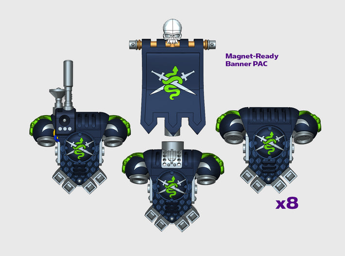 Shadow Vipers - Prime:1 PACs [Squad 1] 3d printed