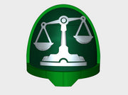 10x Knights of Libra - G:11a Shoulder Pads 3d printed