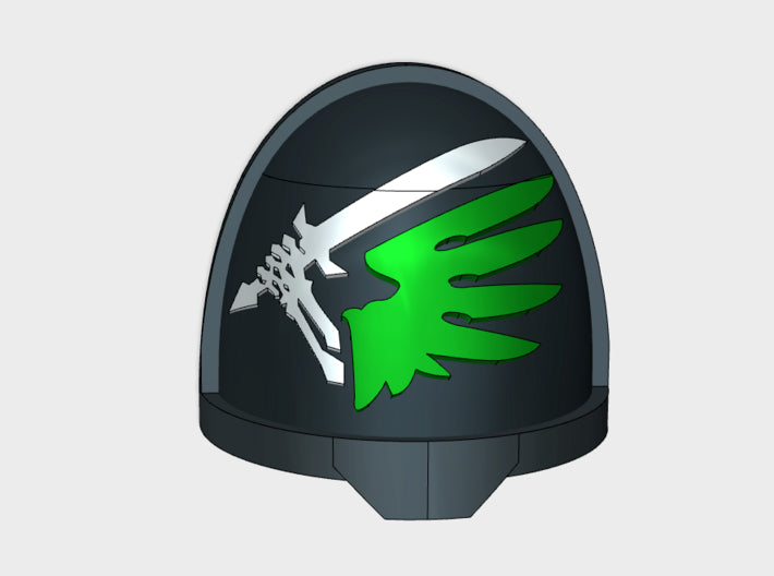 10x Ravenwing - G:11a Shoulder Pads 3d printed