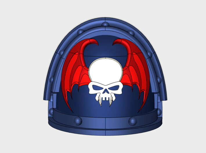 10x Nightmare Legion - G:3a Shoulder Pads 3d printed