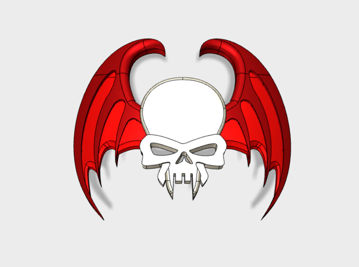 60x Nightmare Legion - Shoulder Insignia pack 3d printed