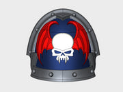 10x Nightmare Legion - Abhorrent Shoulder Pads 3d printed