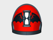 10x Death Lords - G:10p Left Shoulders 3d printed