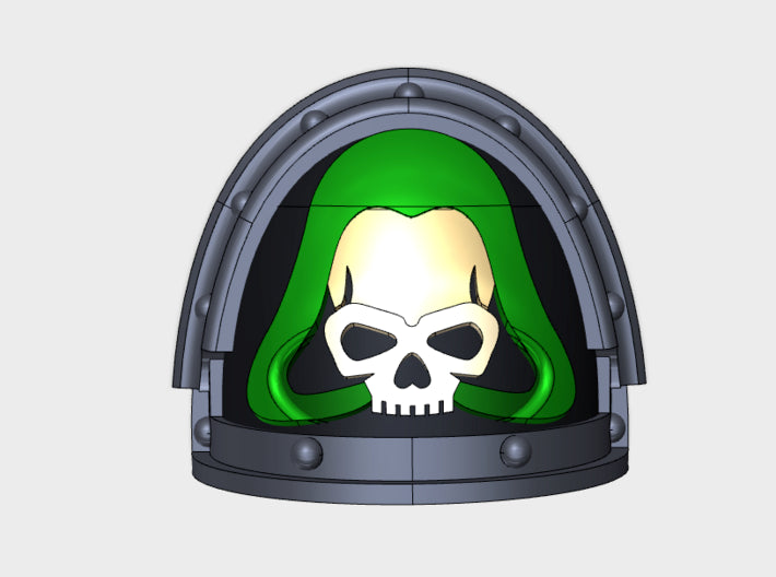 10x Death Wardens - G:3a Shoulder Pads 3d printed