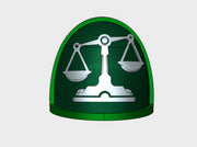 10x Knights Of Libra - G:4a Shoulder Pads 3d printed