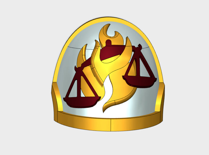 10x Bringers Of Judgement - G:10p Left Shoulders 3d printed