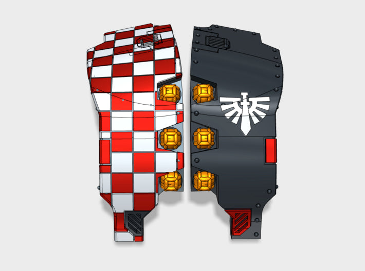 Knight Legion (Chkr): Full Atlas Pattern Kit 3d printed