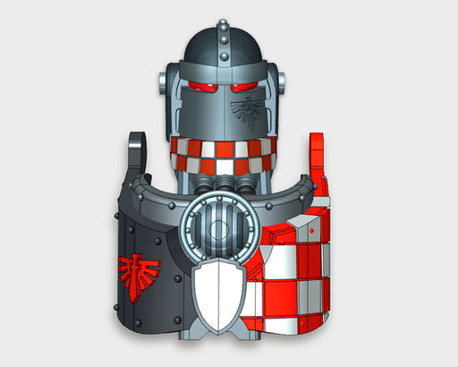 Knight Legion (Chkr): Atlas Sarcophagus Set 1 3d printed