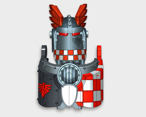 Knight Legion (Chkr): Atlas Sarcophagus Set 2 3d printed