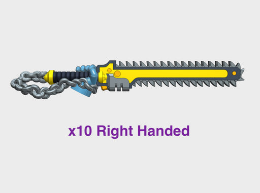 10x Right-handed RotoSword: Chained Marauder 3d printed