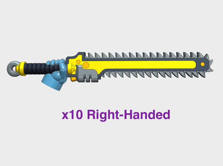 10x Right-handed RotoSword : Marauder 3d printed