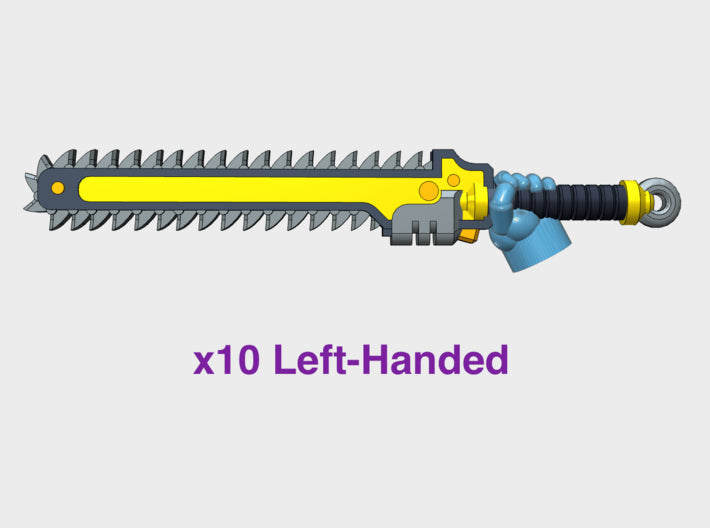 10x Left-handed RotoSword : Marauder 3d printed