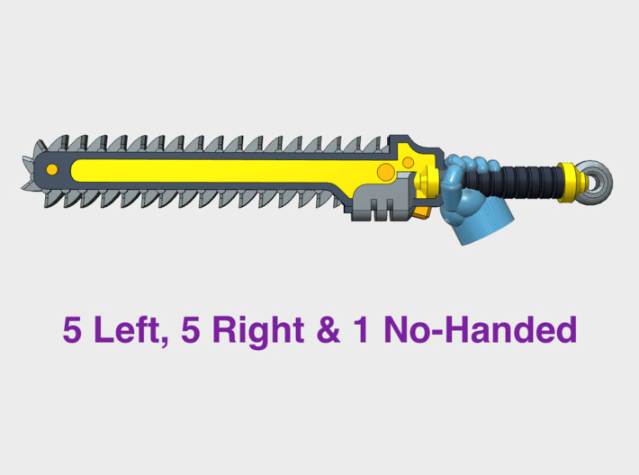 11x RotoSword: Marauder 3d printed