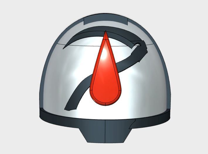 10x Blood Scythes - G:13g Shoulder Pads 3d printed