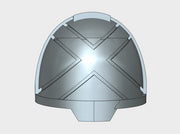 10x Crisscross - G:13g Shoulders pads 3d printed