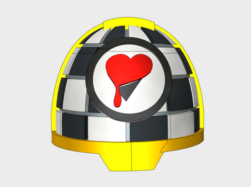 10x Lamented Heart 2 - G:13a Shoulder Pads 3d printed
