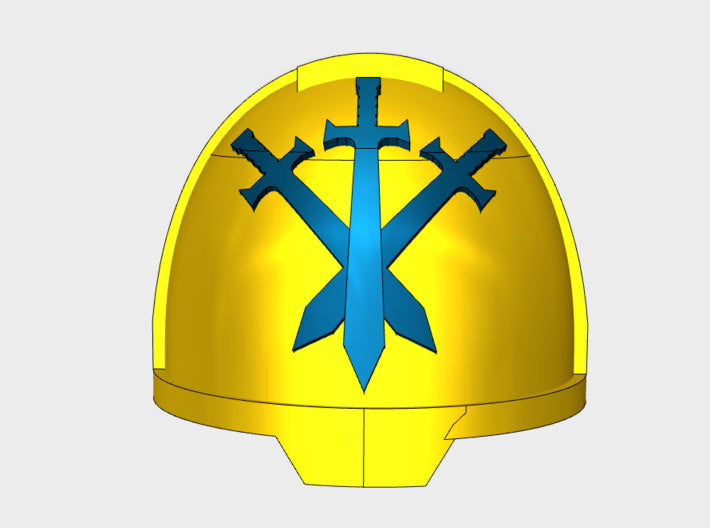 10x Penitent Blades - G:13a Shoulder Pads 3d printed