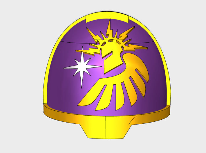 10x Phoenix Sons - G:13a Shoulder Pads 3d printed