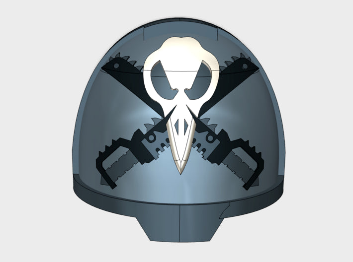 10x Shadow Ravens - G:13a Shoulder Pads 3d printed